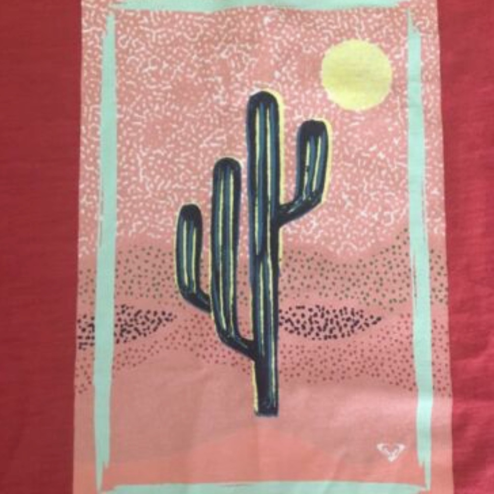 Roxy Girl Youth Cactus Rose Tank NEW Size 12